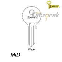 Expres 174 - klucz surowy mosiężny - MiD